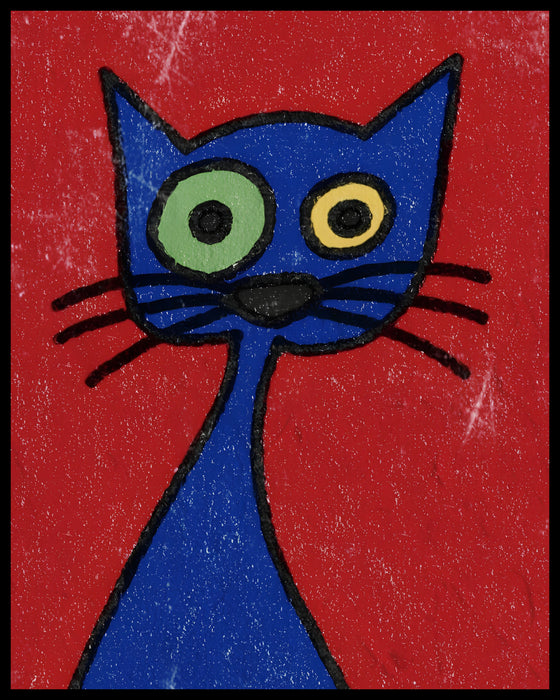 Blue dummy cat